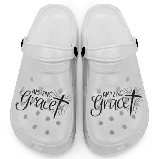 Amazing Grace Lettering Clogs