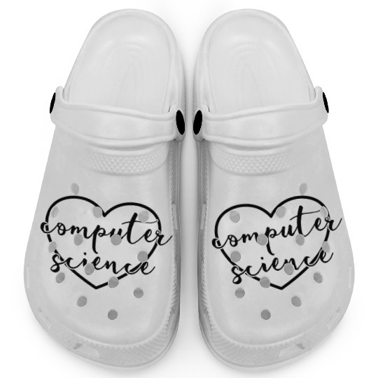 Computer Science Heart Computer Science Teacher Clogs