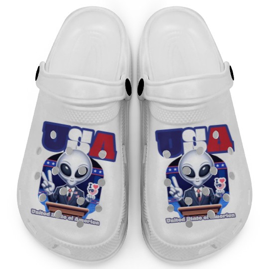Alien for President Clogs