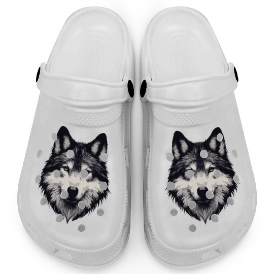 Mystic Alpha Wolf Clogs