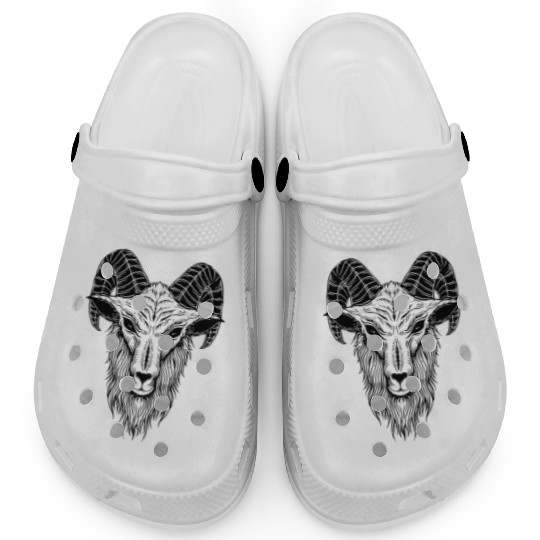 Baphomet Goat Devil Head Clogs