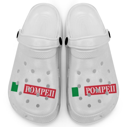 Italy Flag Pompeii Conservation Volcanic Eruption Clogs