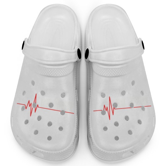 Go Karting Heartbeat - Go Kart Heart Clogs