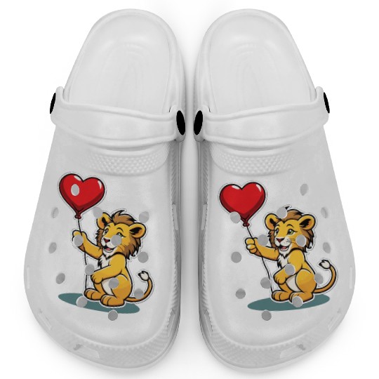 Lion Heart - Valentine's Day Clogs