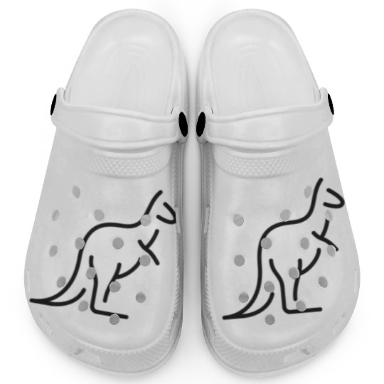 Skippys black Kangaroo Clogs