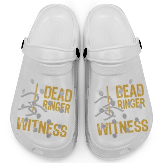 Funny Dead Ringer Horseshoe Pitching Clogs