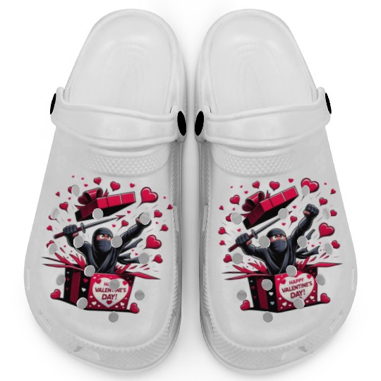Ninja Valentine Surprise Clogs