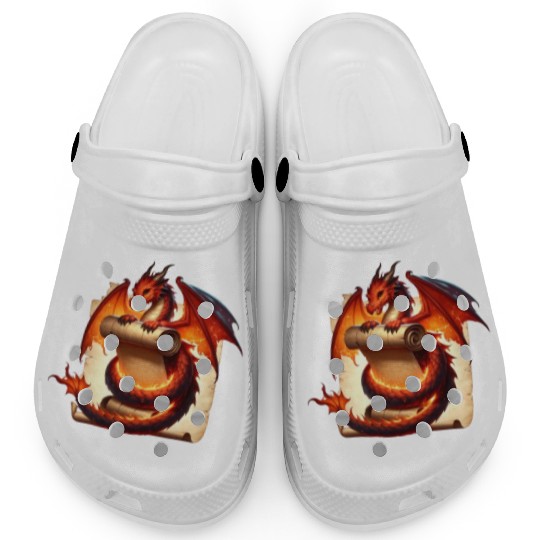 Fantasy Creature Papyrus Scroll Dungeon Dragon Clogs