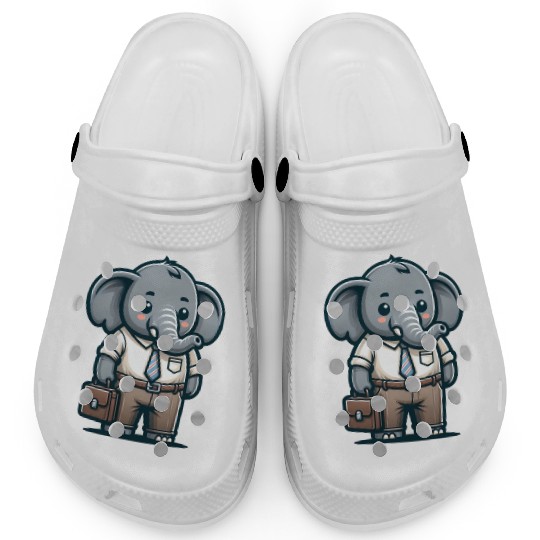 Cute Elephant Teacher Clogs