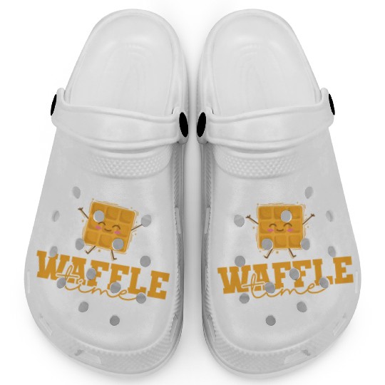 Waffle Time Favorite Food Clogs
