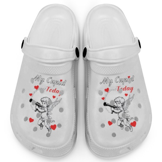 Valentines day, my cupid today. Clogs
