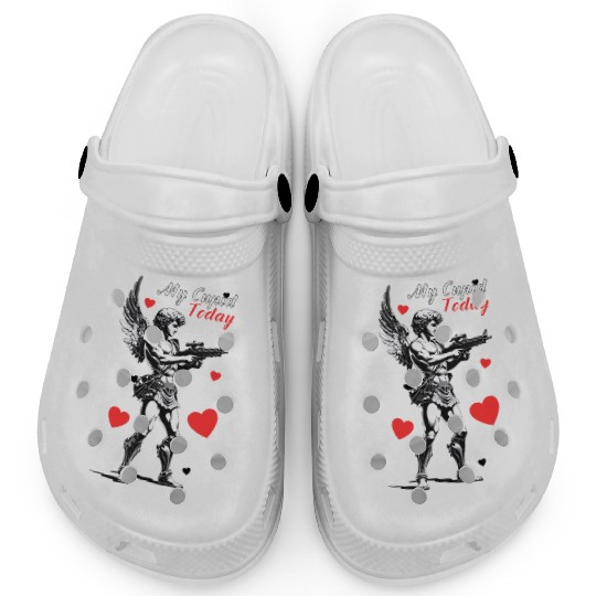 My cupid today. Clogs
