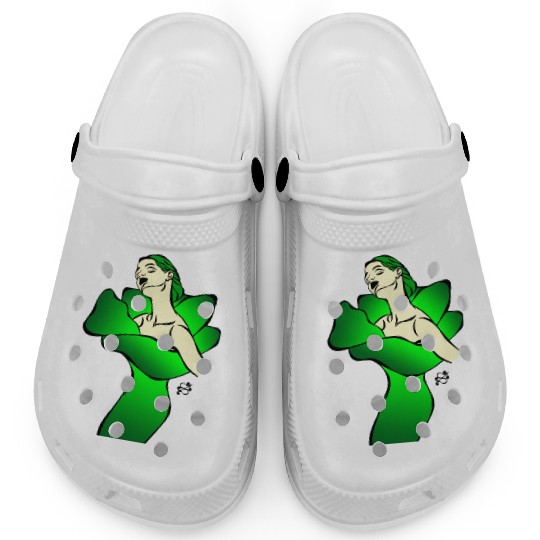 Flower girl green Clogs