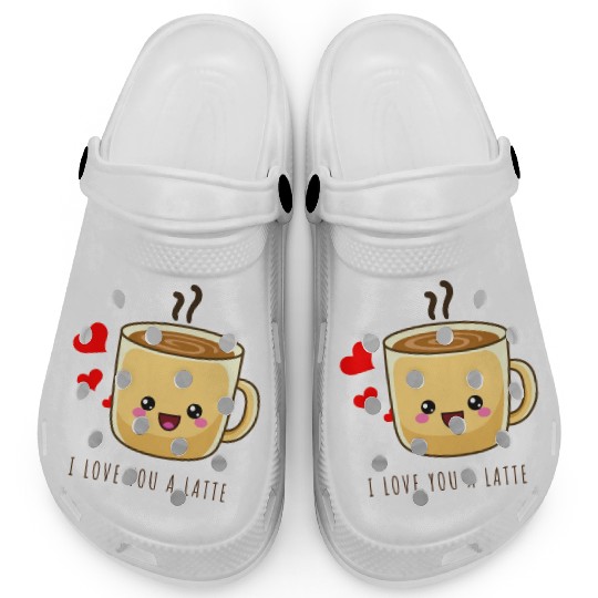 i love you a latte Clogs