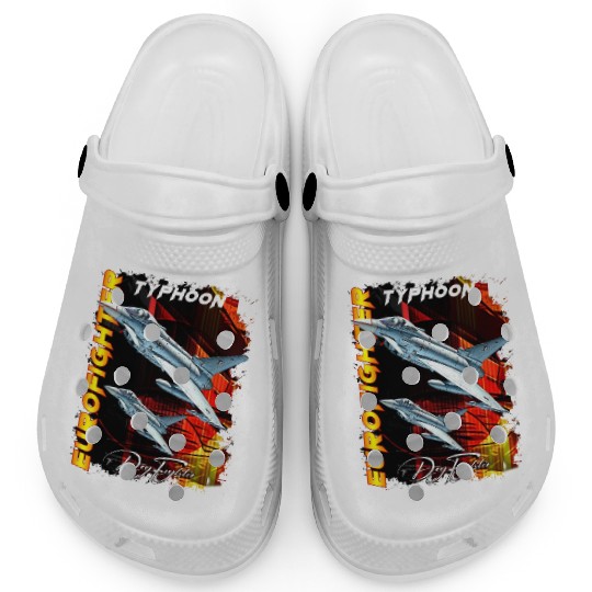 Eurofighter Typhoonn Multirole fighter Jet Clogs