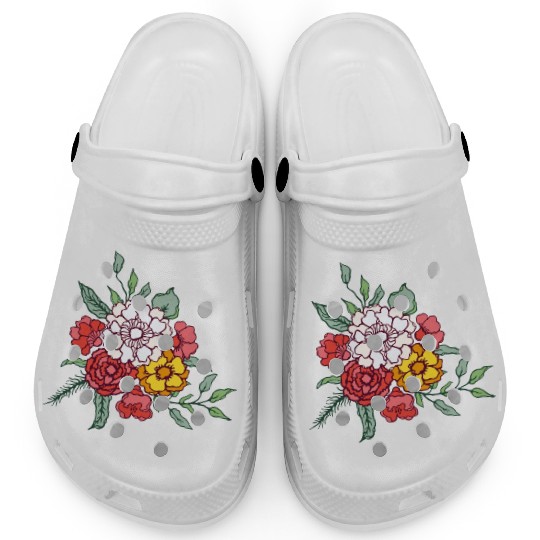 Flower Design: Blossom with Elegance Clogs