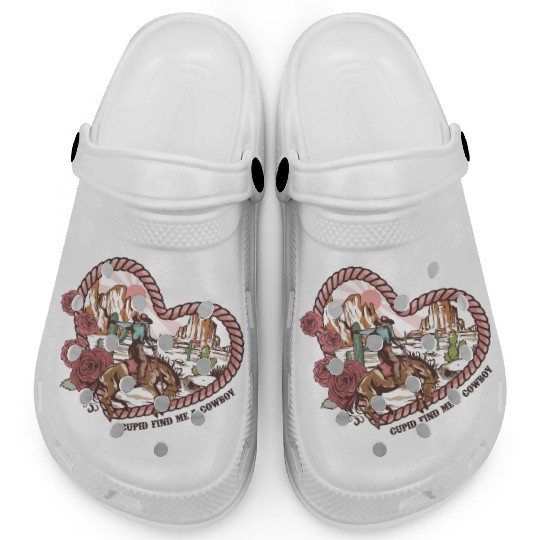 Cupid Find Me A Cowboy Clogs