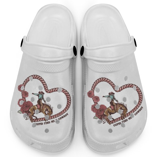 Cupid Find Me A Cowboy Clogs