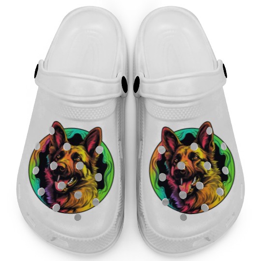 German Shepherd Funny Dog Halloween Costume Trick Clogs