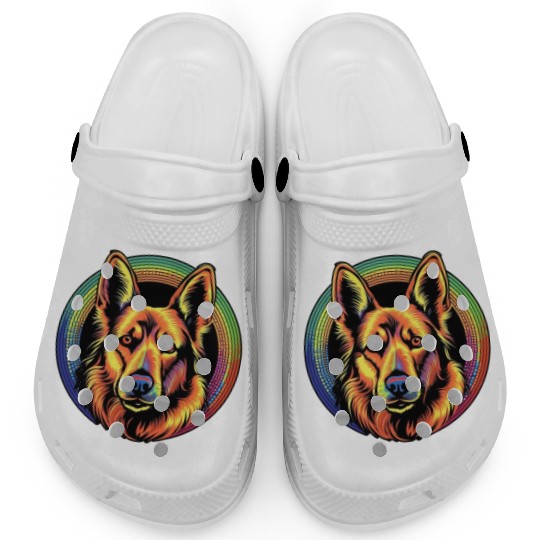 German Shepherd Funny Dog Halloween Costume Trick Clogs