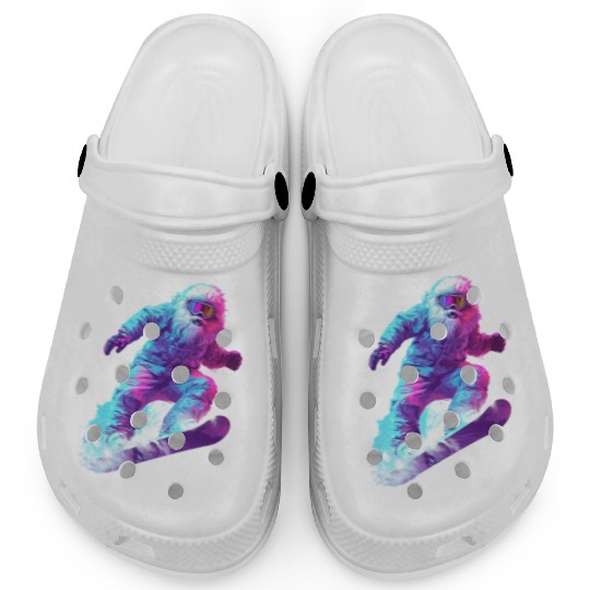 Cool Yeti loves Snowboarding  Clogs