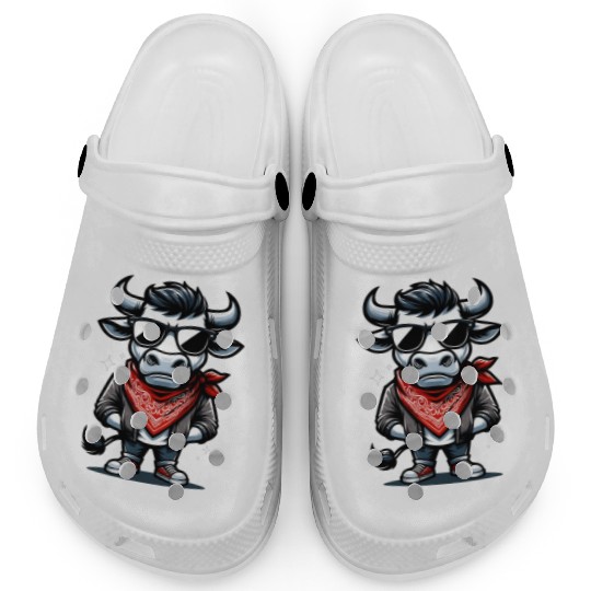 Rodeo Bull Riding Livestock Show Farmer Cattle Clogs