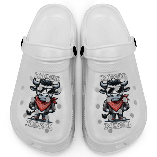 Rodeo Bull Riding Livestock Show Farmer Cattle Clogs