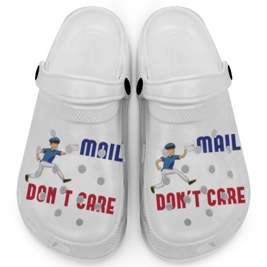 Postal Worker Mail Hair Dont Care Clogs