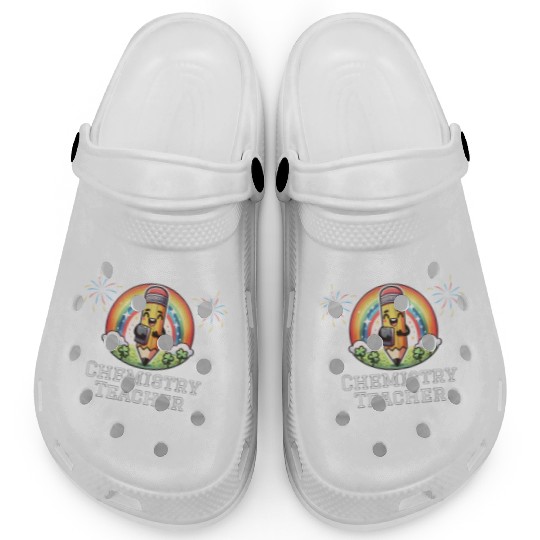 Luckiest Chemistry Teacher School Clogs