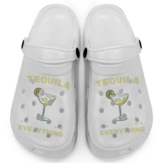 Tequila Fixes Everything Alcohol Cinco De Mayo Clogs