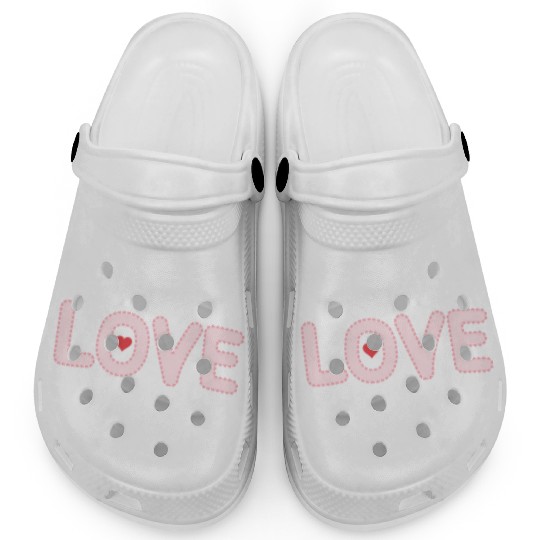 Love with heart Clogs