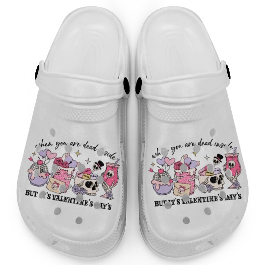 When You're Dead Inside But It's Valentine's Day Clogs