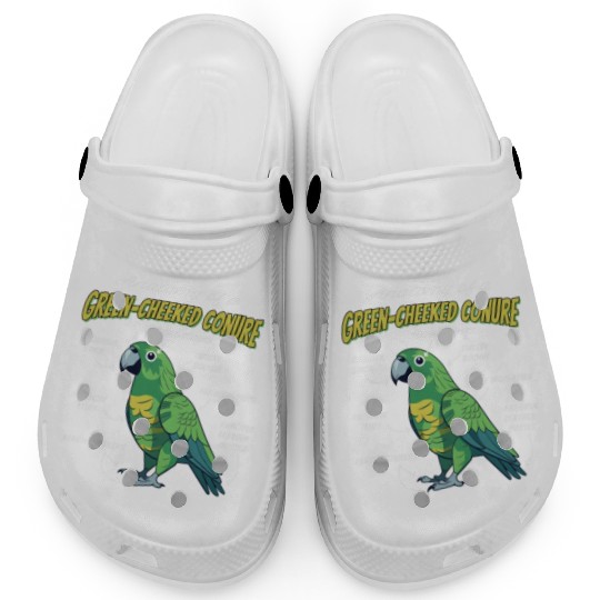 Green Cheeked Conure Anatomy Clogs