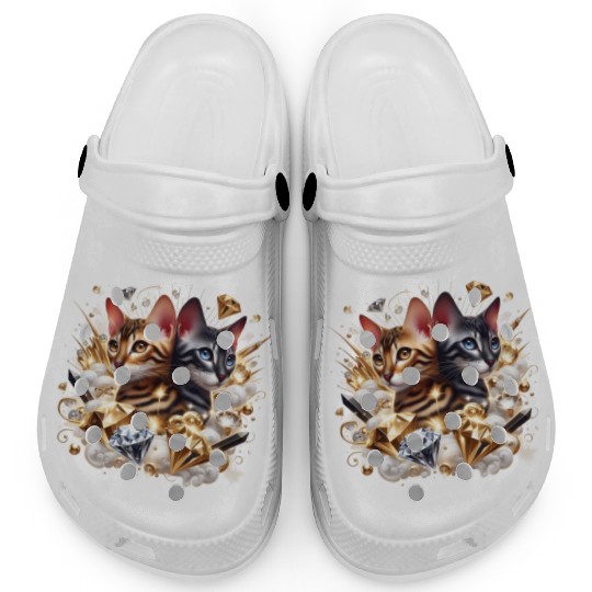 Fabulous Bengal Kittens Clogs
