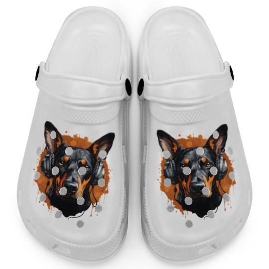 Doberman natural ears Clogs