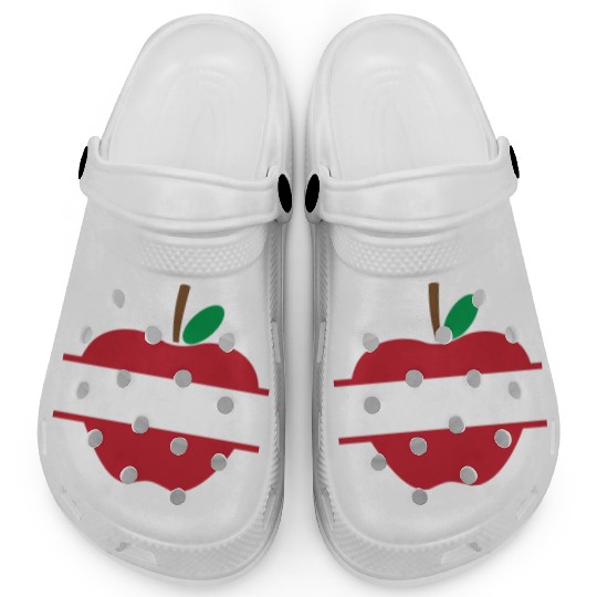 Teacher Monogram, teacher name Clogs