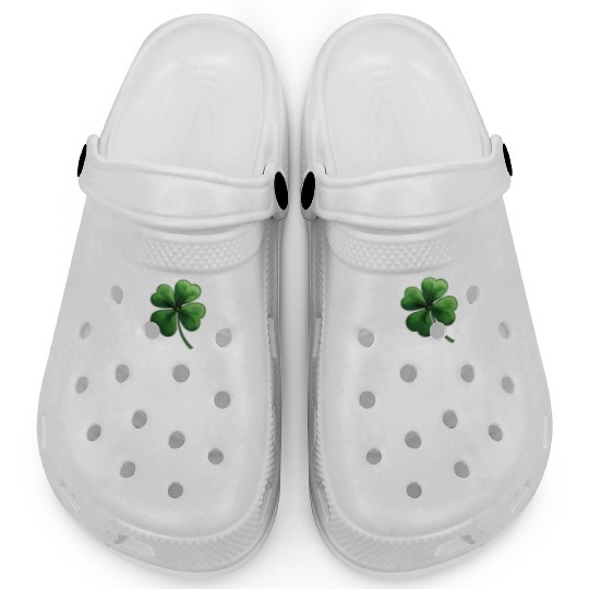 CLOVER THE TOP, funny st patricks day Clogs