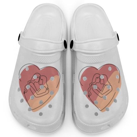 Lesbian Couple in Heart Clogs