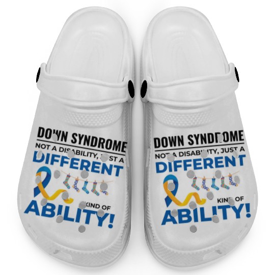 Down Syndrome Awareness Different Ability Clogs