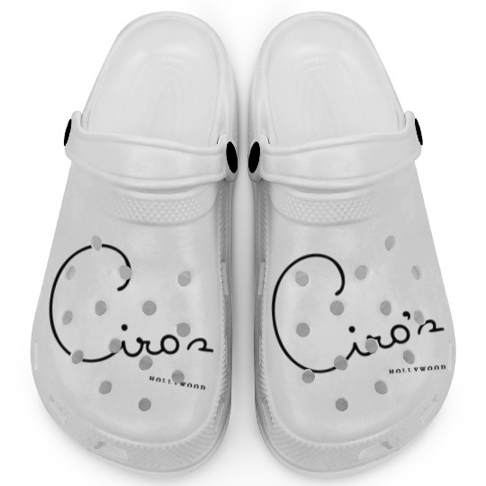 Ciro's Hollywood Club Sunset Strip Vintage Design Clogs