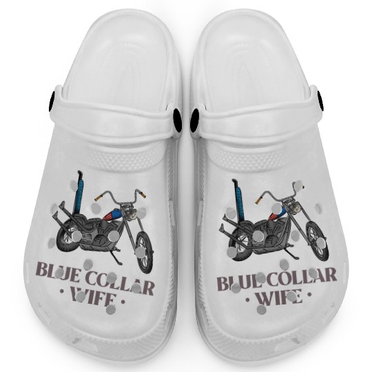 Blue Collar Wife Motorcycle Clogs