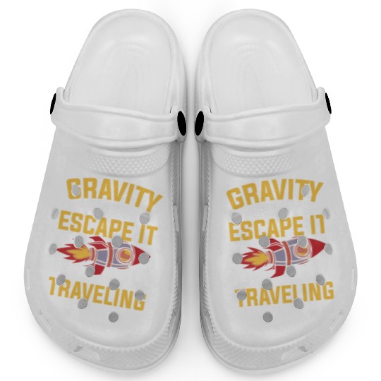 Space Engineer Rocket Scientist Aviation Clogs