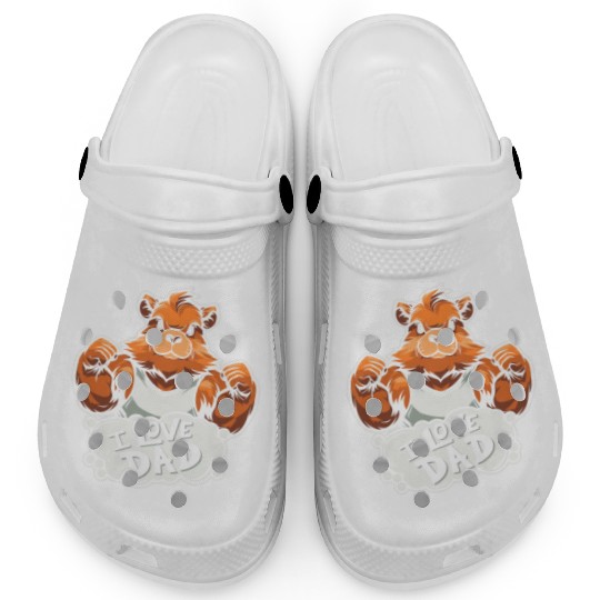 Guinea Pig Cavy I Love Dad Clogs