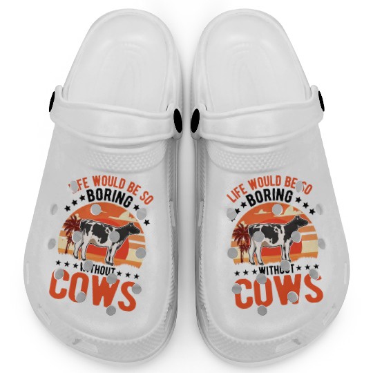 Cow Cattle Breeder Farmer Cows Clogs