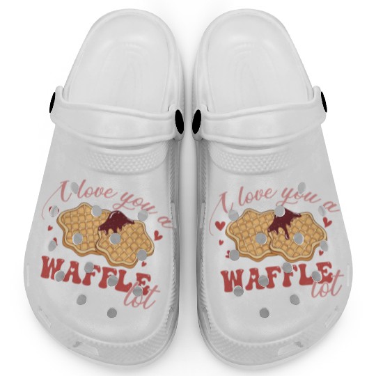 I Love You A Waffle Lot Clogs