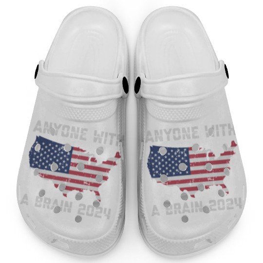 2024 Brain Vote Democracy Anti-Trump Clogs