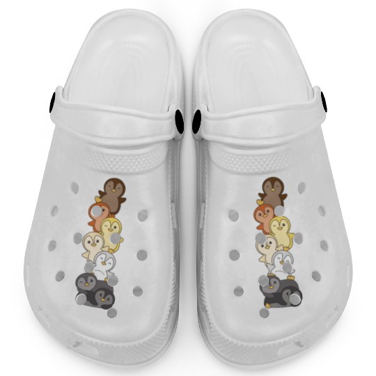 Bear Brotherhood Flag Pride Lgbtq Cute Penguin Clogs