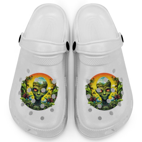 Alien Visitor Clogs