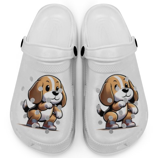 Squat Squad: Beagle's Fitness Journey Clogs