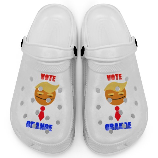 Support Donald Trump. Vote Orange Red Tie Trump Clogs